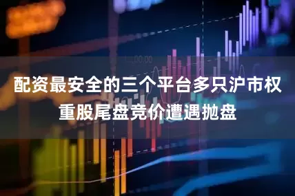 配资最安全的三个平台多只沪市权重股尾盘竞价遭遇抛盘