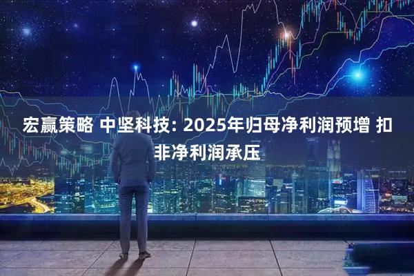 宏赢策略 中坚科技: 2025年归母净利润预增 扣非净利润承压