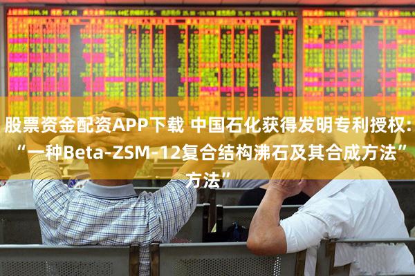 股票资金配资APP下载 中国石化获得发明专利授权: “一种Beta-ZSM-12复合结构沸石及其合成方法”